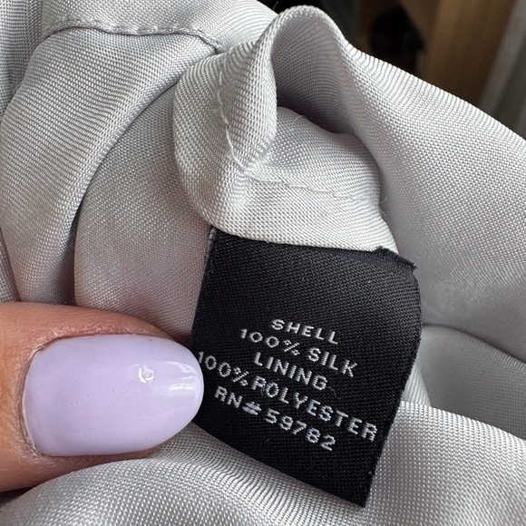 Vintage 100% silk Elegant Purple Gown crystal fairycore luxury glam 4 prom - Picture 4 of 15